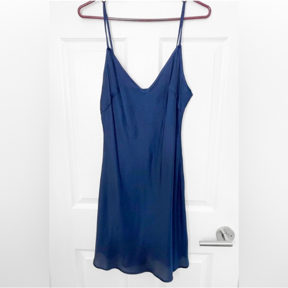 NWOT - French Connection Navy Sequin Long Sleeve Dress - Picture 4 of 4